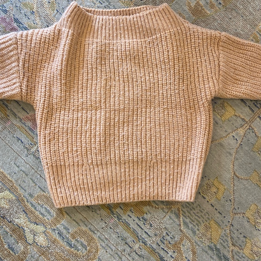 Long-Sleeve Pink Sweater